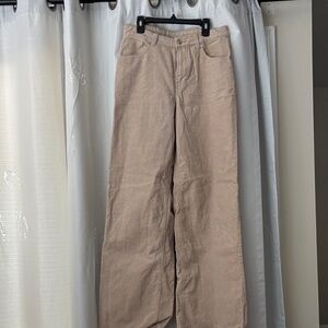 H&M Beige Corduroy Trousers